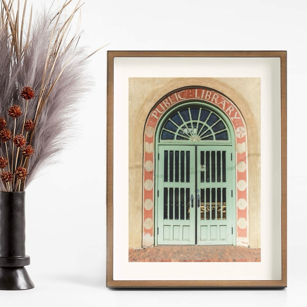 Santa Fe Public Library Southwest New Mexico Fine Art Print 8x10